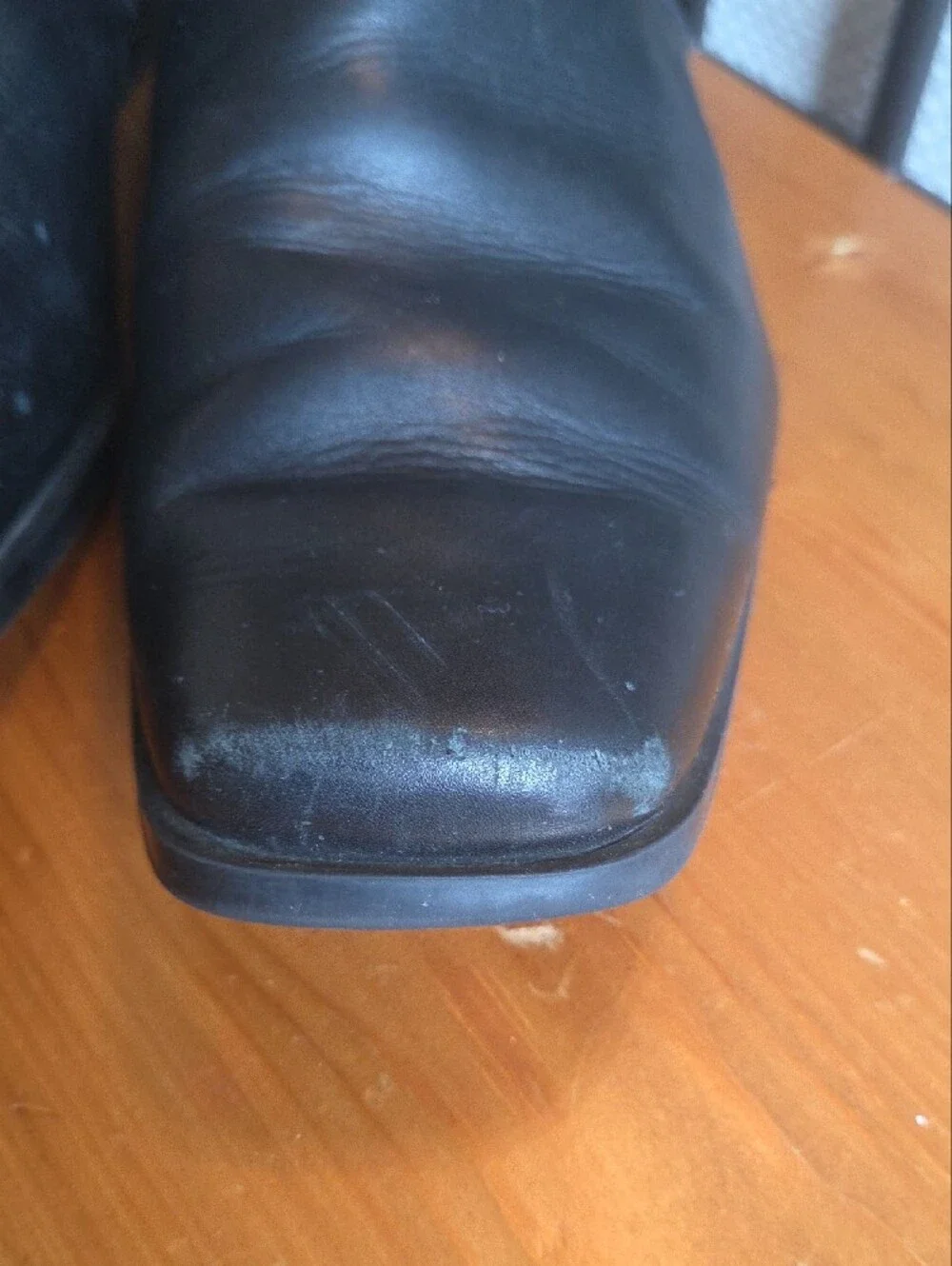 Rockport Black Leather Zip Chukka Boots